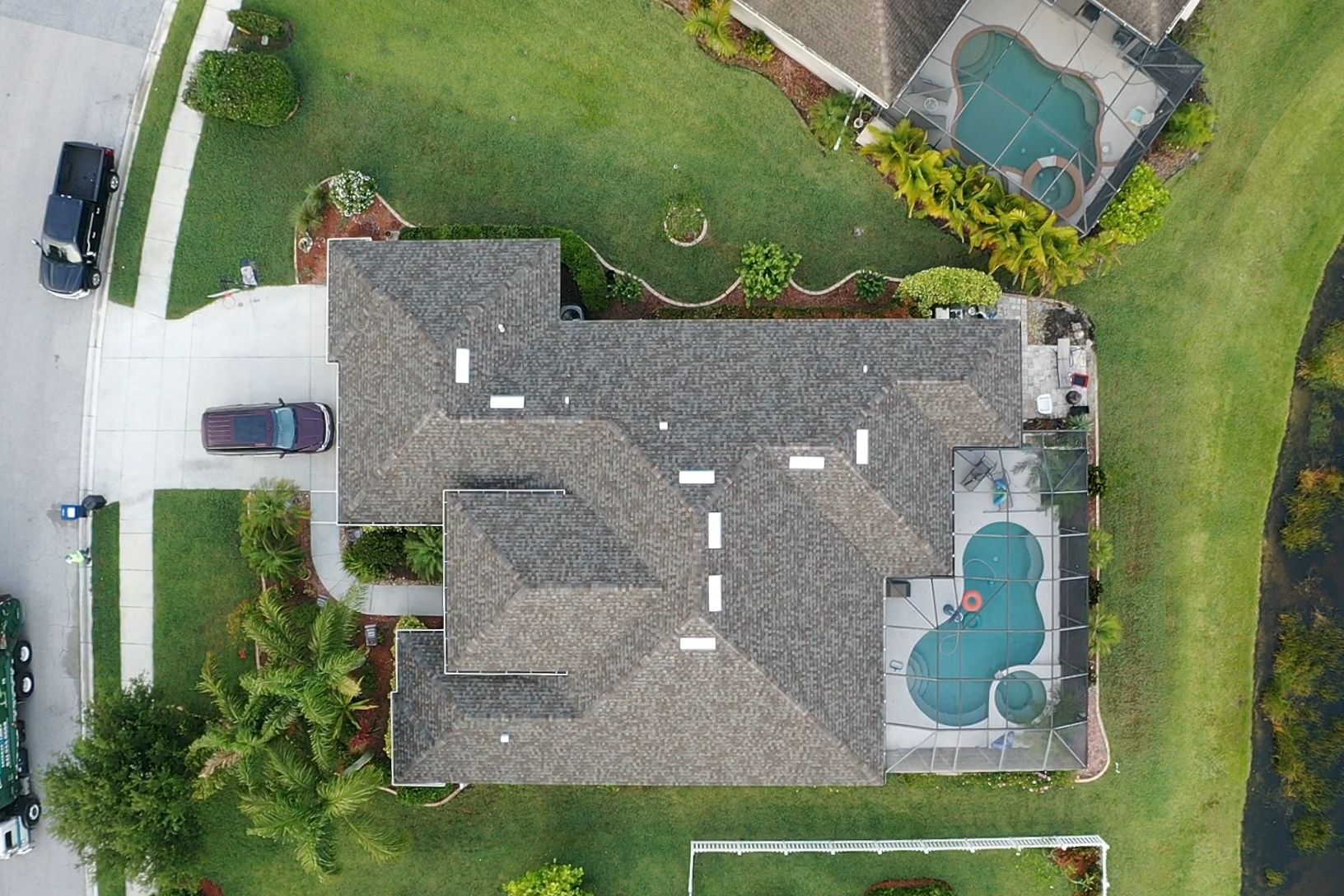 Completed roof project
