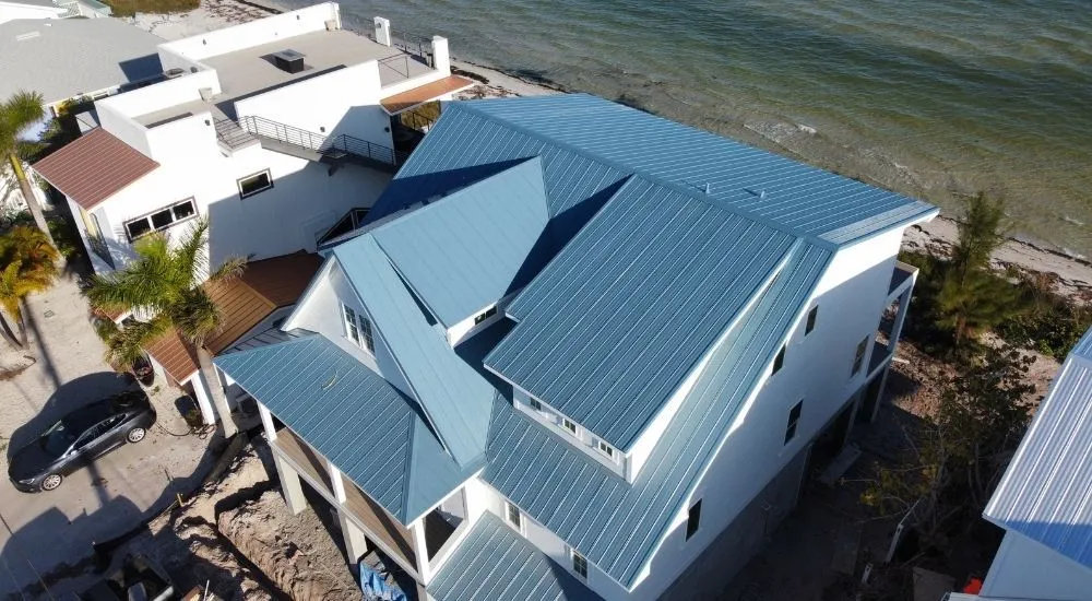Metal roof